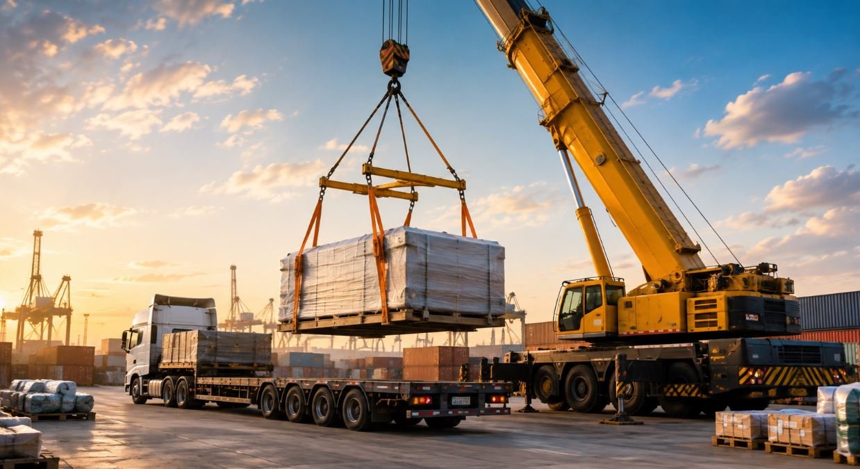 Project cargo lifting operation