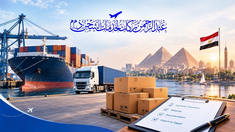 استيراد بضائع إلى مصر — عبدالرحمن بركات للشحن