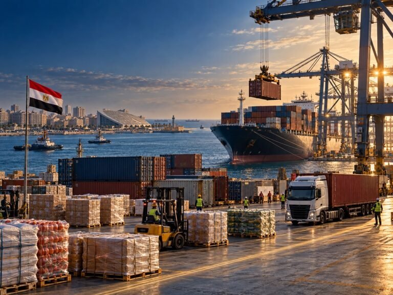 شحن البضائع من مصر