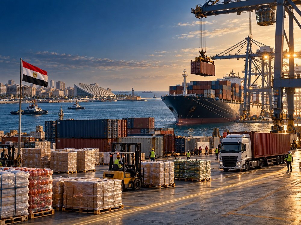 شحن البضائع من مصر